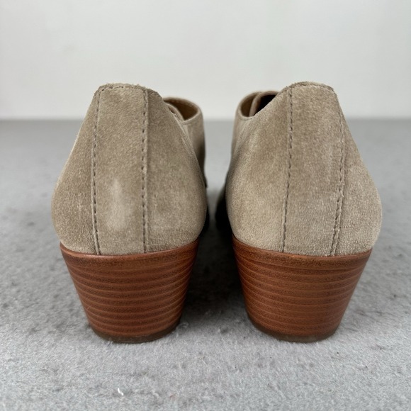 Frye Ellen Buckle Monk Shoe Low Heel 7 Bootie Womens 7M 3478009-ASH Brown - Picture 12 of 16